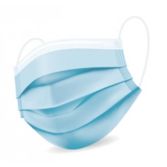 MASKA medyczna niebieska 3w, IIR, 50 szt OPHARM