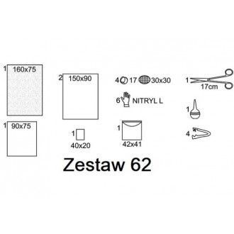 MATOSET ZESTAW DO PORODU nr 62 MA-991-ZES2-963 TZMO