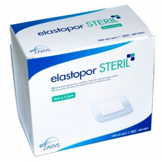 ELASTOPOR STERIL 5x7,2cm ster.