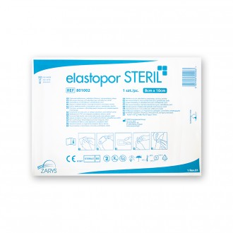 ELASTOPOR STERIL 8x10cm ster.