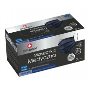 MASKA medyczna KOLOR 3w, IIR, 50 szt OPHARM