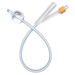 Cewnik urologiczny Foley silikonowy 100% dwudrożny balon 5-10 ml Zarys