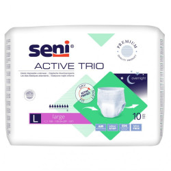 Majtki chłonne Seni Active Trio L 10 szt. wciągane pieluchomajtki TZMO