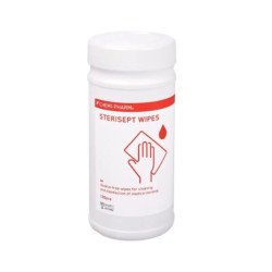 Chusteczki do dezynfekcji powierzchni bezalkoholowe Sterisept Wipes 16 x 20 cm tuba 100 szt. Chemi-Pharm