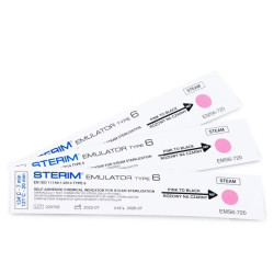 Test CHEMICZNY EMULACYJNY klasy VI samoklejący opak. 250szt EMS6-720 STERIM