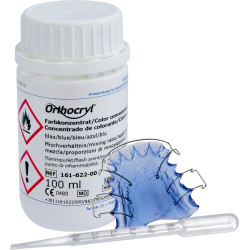 Orthocryl płyn koncentrat niebieski 100 ml Dentaurum 161-622-00