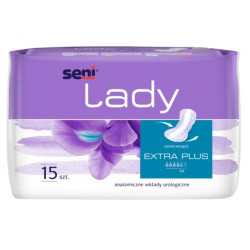 Wkładki urologiczne dla kobiet Seni Lady Extra Plus 15 szt. TZMO