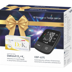 Ciśnieniomierz naramienny automatyczny Diagnostic DBP-6191 z witaminą DeKaVIT zestaw promocyjny