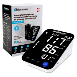 Automatyczny cyfrowy ciśnieniomierz naramienny do pomiaru ciśnienia krwi U81RH Balanssen