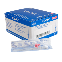 Kaniula dożylna wenflon KD-Fix G20 1,1 x 32 mm różowa KD Medical 1 szt.