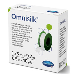 Plaster Omnisilk 2,5 cm x 5 m przylepiec ze sztucznego jedwabiu Hartmann 9004312 1 szt