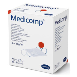 Kompresy włókninowe sterylne Medicomp 10 x 10 cm 25 x 2 szt. Hartmann