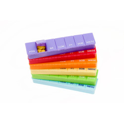 Kasetka na leki - Tygodniowa - 7 dni / na 1 porę dnia