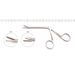 KLESZCZYKI HARTMANN 8,5cm 1/2 ząbki 673-11 INC ORECHWA