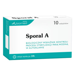 Sporal A test biologiczny do sterylizacji Biomed 10 szt.