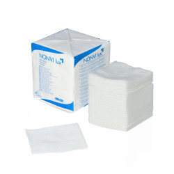 Kompresy włókninowe niejałowe Nonvi Lux 10 x 10 cm 4W 30 g Zarys 100 szt.