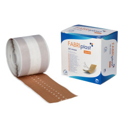 Plaster z opatrunkiem przylepiec z tkaniny Fabriplast 8 cm x 5 m Zarys