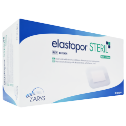 Opatrunek włókninowy z wkładem chłonnym Elastopor Steril 8x15 cm jałowy Zarys 1 szt.