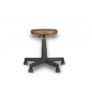 STOŁEK SGK kółka 58cm pneumatyczny stelaż czarny