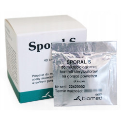 Sporal S /opak. 4 krążki/ test biologiczny do sterylizatora BIOMED