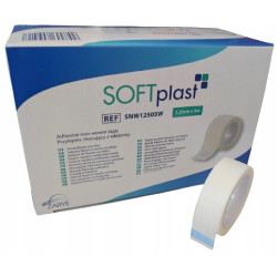 Przylepiec włókninowy SOFTPLAST 1.25cm x 5m opak. 24szt ZARYS