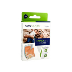 Plastry opatrunkowe rodzinne Vitahealth Family Pro 28 szt. Zarys