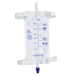 WOREK NA MOCZ 500ml ELIPSA NA NOGĘ /ster., z odpływem/ GREATCARE GCU230101