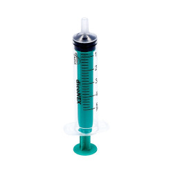 Strzykawki trzyczęściowe 5 ml Diconex Luer z gumowym tłokiem Zarys 100 szt.