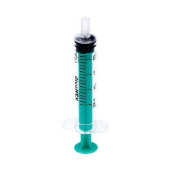 Strzykawki trzyczęściowe 2 ml Diconex Luer z gumowym tłokiem Zarys 100 szt.