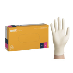 Rękawice lateksowe bezpudrowe Easycare Latex 100 szt. Zarys