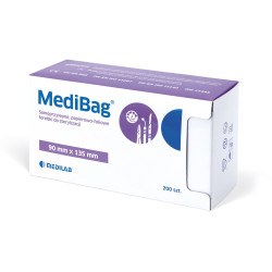 Torebki do sterylizacji papierowo-foliowe samoprzylepne Medibag 57 x 70 mm 200 szt.