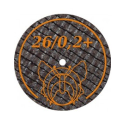 Tarcza ścierna do cięcia metalu 26 mm x 0,2 mm Pomarańczowy Motyl Pro