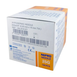 Igły iniekcyjne NIPRO Hypodermic 0,5x16 25G a'100szt HN2516