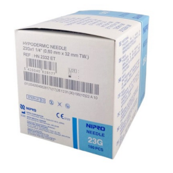 Igły iniekcyjne NIPRO Hypodermic 0,6x32 23G a'100szt HN2332
