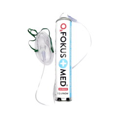 TLEN INHALACYJNY z maską, pojemność 1L, objętość 15L FOKUSMED