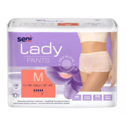 Majtki chłonne dla kobiet wciągane Seni Lady Pants M 30szt TZMO