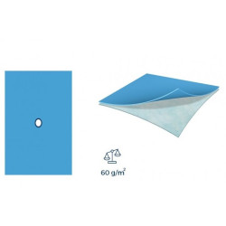 SERWETA CHIRURGICZNA jał. 75x90cm z otworem przylepnym 6x8cm 2w ALPHAtex ZARYS