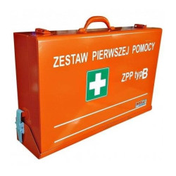 Zestaw PIERWSZEJ POMOCY walizka metalowa ZPP typ B z wyp. BOXMET