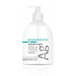 Mydło w żelu NANOBIOTIC MED SILVER WASH&PROTECT 500ml NANO-TECH POLSKA