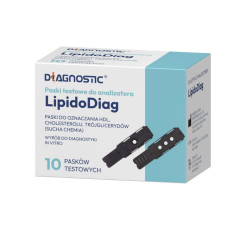 Paski TESTOWE do LIPIDODIAG cholesterol HDL, LDL, trójglicerydy