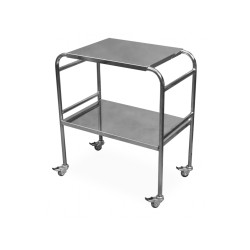 Stolik zabiegowy z półkami ze stali nierdzewnej STZ 02 JUVENTAS