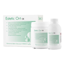 ESTETIC ORT akryl ortodontyczny duży zestaw 2000 g + 1000 ml