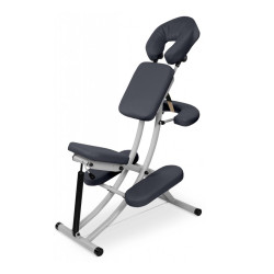 Krzesło do masażu OFFICE-REH Aluminium z regulacją pneumatyczną Juventas