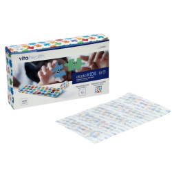 Plastry dla dzieci kolorowe ElastoKids VitaHealth 1,9 x 7,2 cm 100 szt. Zarys