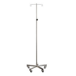 Stojak statwy do kroplówek 2 zawieszki INOX Corradomed