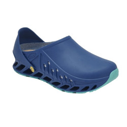 Buty medyczne Scholl klapki profesjonalne antystatyczne granatowe Clogs Evoflex