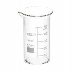 Zlewka wysoka 50ml borokrzemowa CHEMLAND