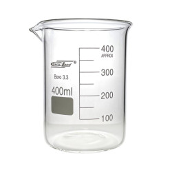 Zlewka niska 400 ml borokrzemowa Chemland