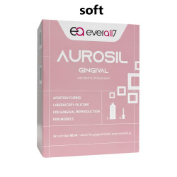 Masa silikonowa na maskę dziąsłową Aurosil Gingival Soft Everall7 2 x 50 ml