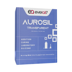 Masa silikonowa do przedlewów przezroczysta Aurosil Transparent Everall7 2 x 50 ml